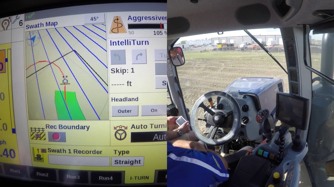 IntelliTurn set up. New Holland. Canada