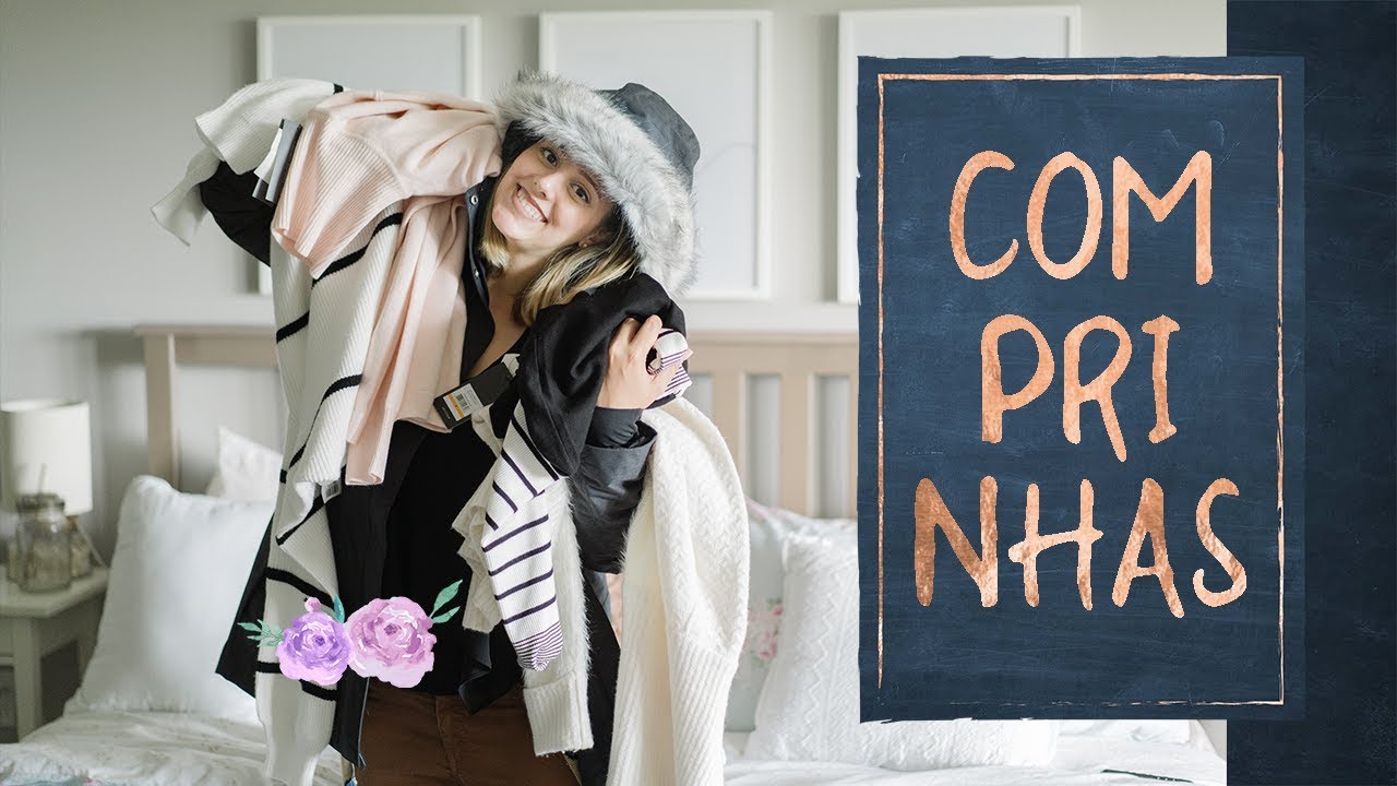 TENHO UMA NOVIDADE! + FAZENDO COMPRAS DE ROUPAS PARA O INVERNO DO CANADÁ