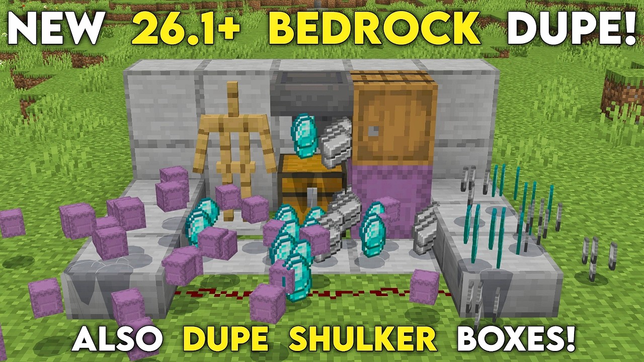 НОВЫЙ ГЛИТЧ НА ДЮП ДЛЯ BEDROCK 26.1+! (100% Выживание)
