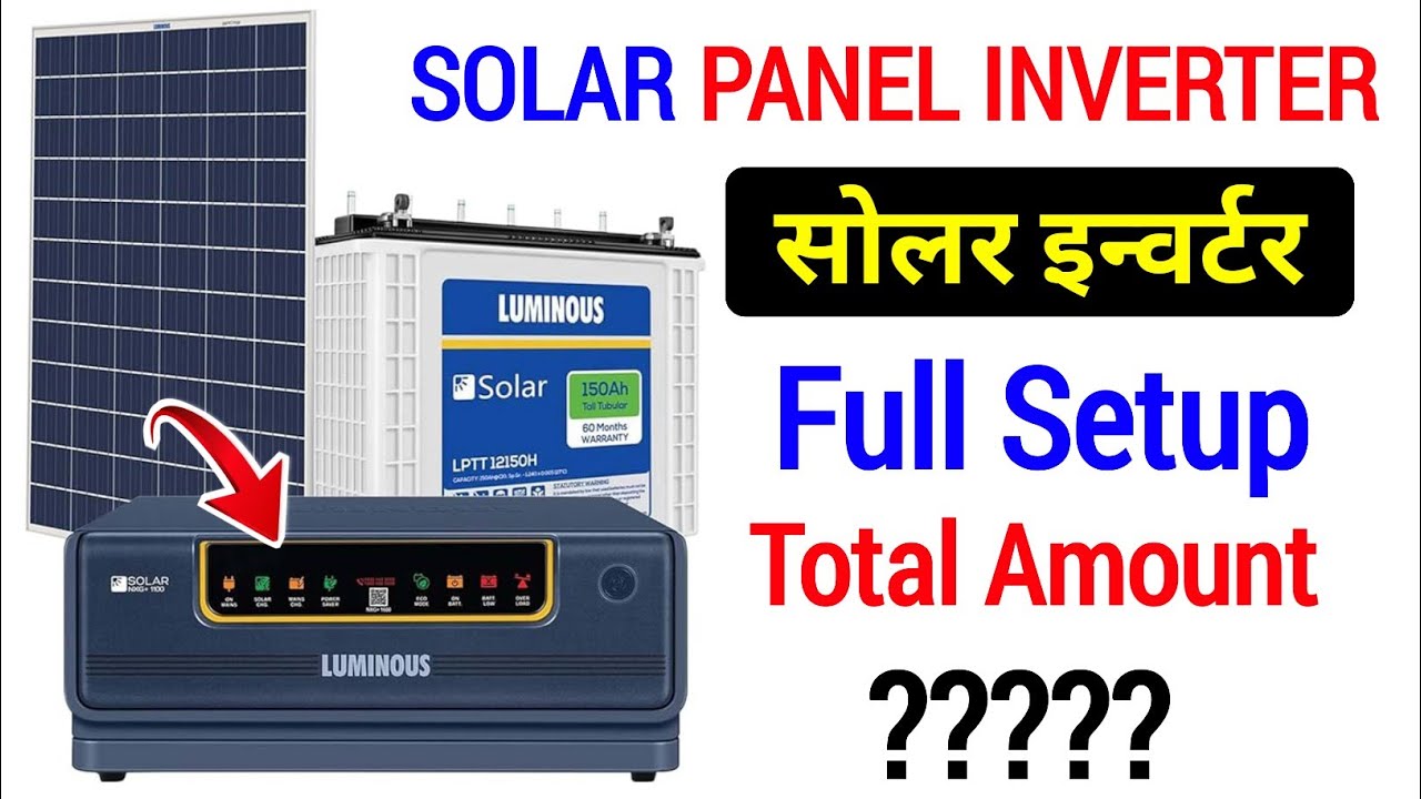 Solar inverter full setup in 2025