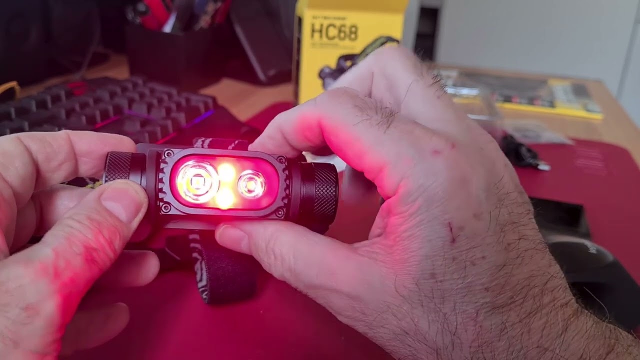 Nitecore HC68 Unboxing, UI and Beam