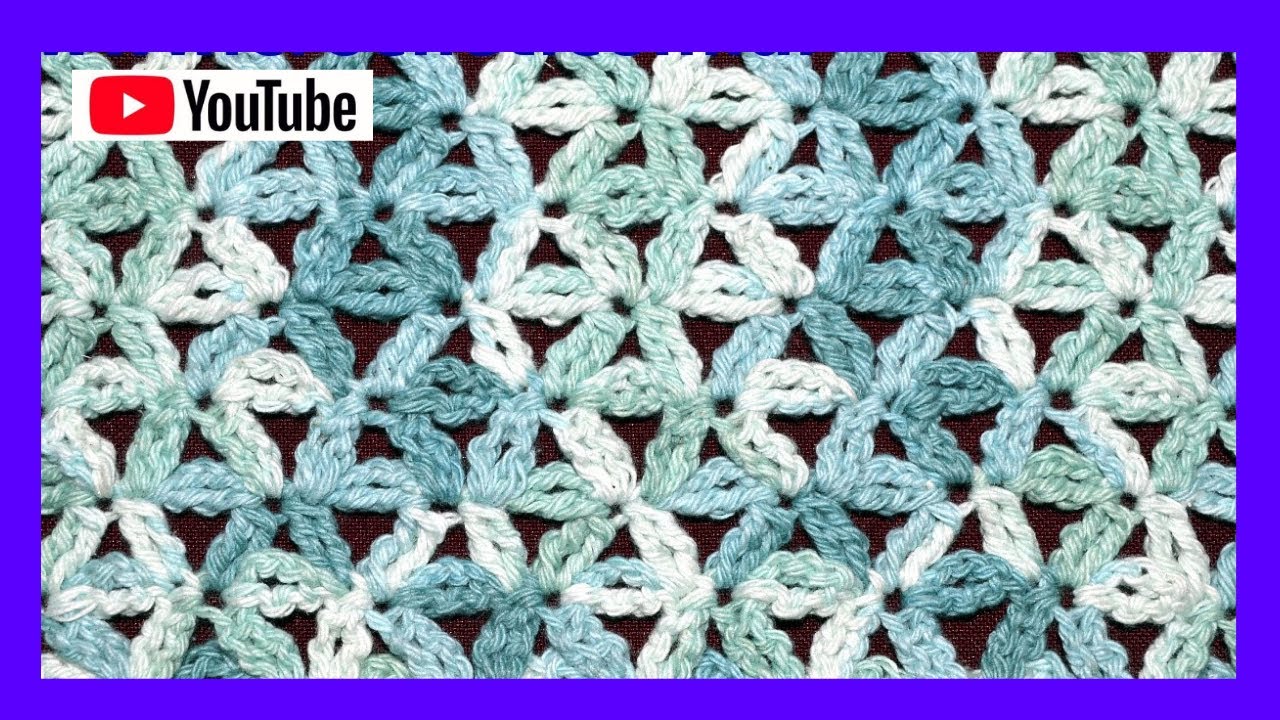 Punto Fantasía a #crochet o ganchillo N° 49 tutorial paso a paso. (Moda a Crochet)