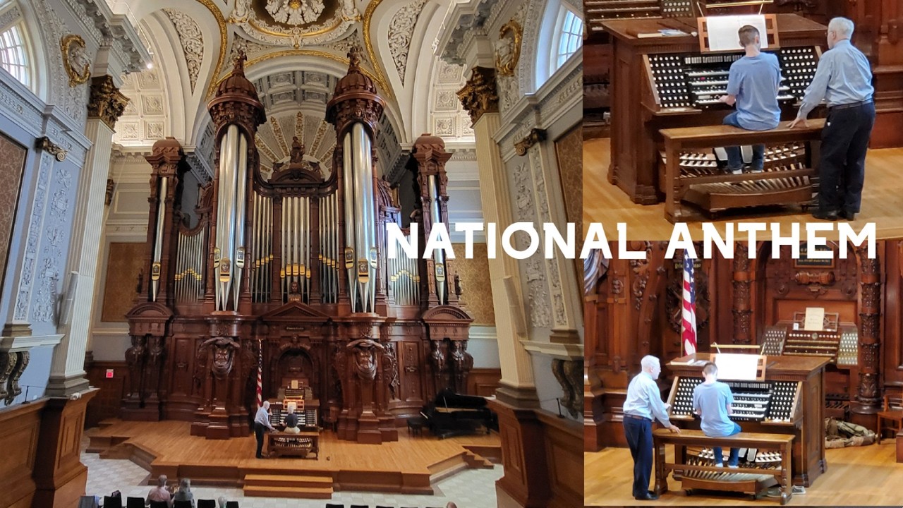 The 'Star-Spangled Banner' on Pipe Organ at Methuen Music Hall - National Anthem USA - Owen Doyle