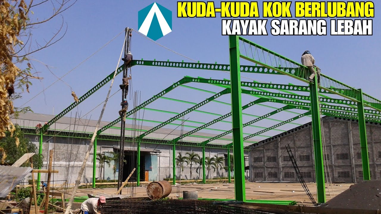 ERECTION RAFTER CASTELLA/HONEYCOMB || erection konstruksi baja