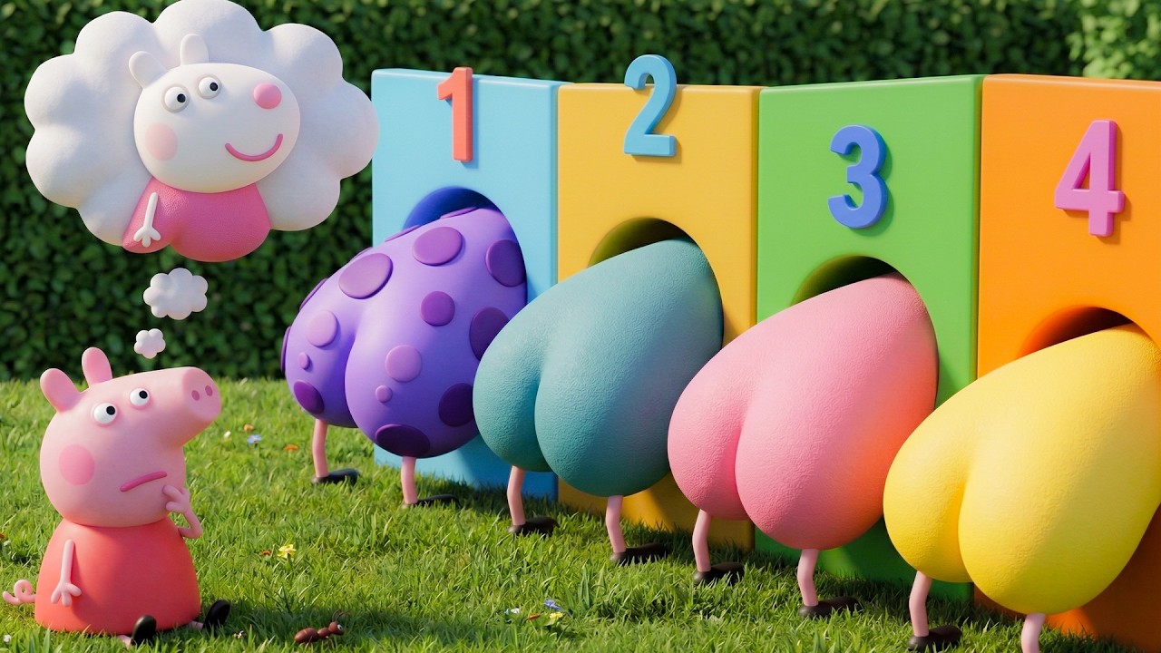 Peppa Challenge: Can You Guess the Hidden Shape? 🤯🐷 | Funny Peppa Pig Cartoon