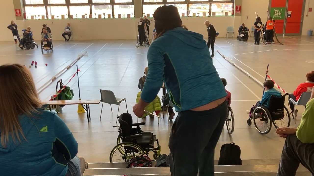 Gara interregionale Boccia Paralimpica Sedico 8/3/25 - semifinale BC3 Migliaccio - Savin
