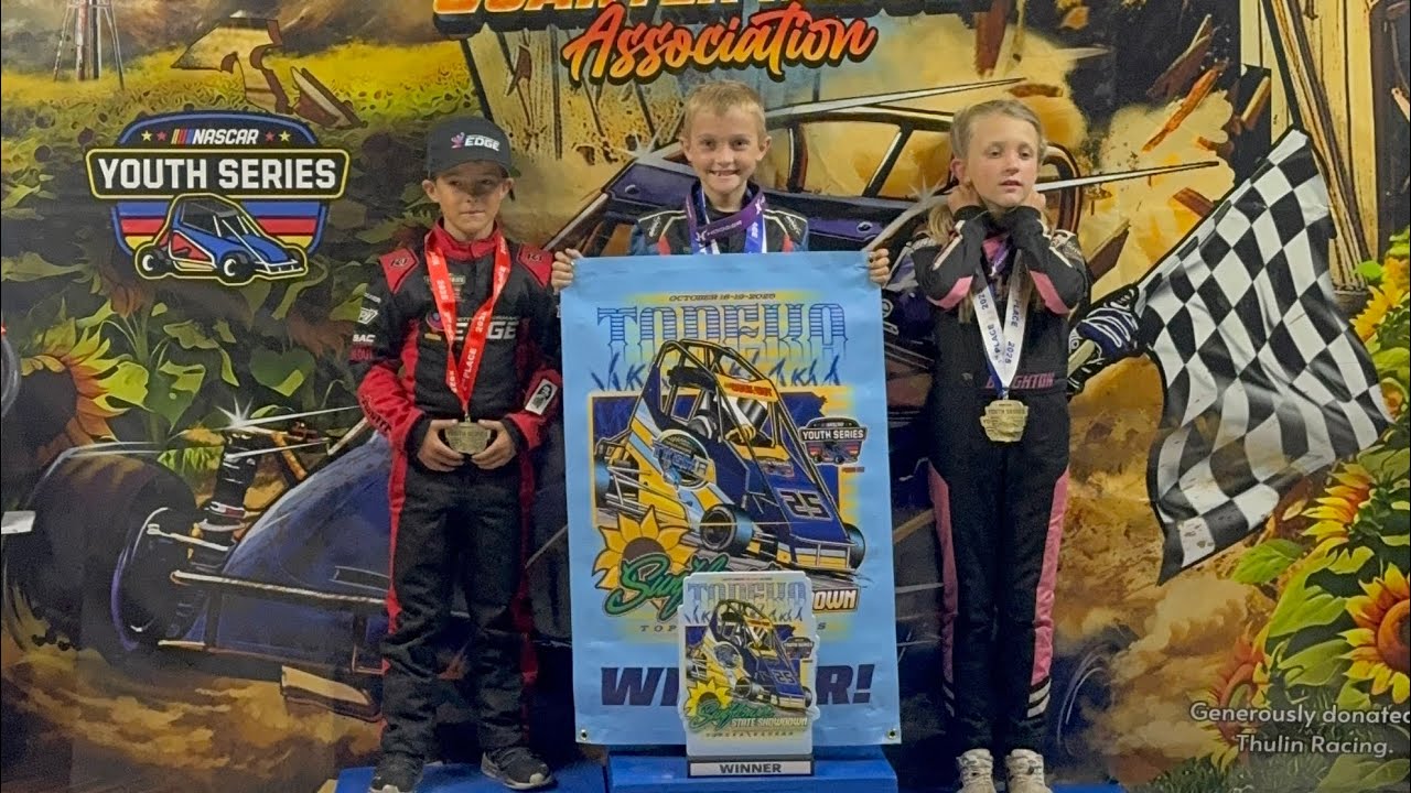 Дакс одерживает грандиозную победу в Топике! | Quarter Midget A-Main