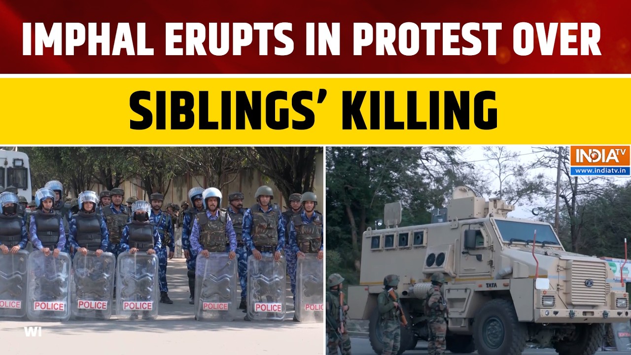 Manipur: Violent Protests Erupt In Imphal Valley Over Killing Of Two Minor Siblings