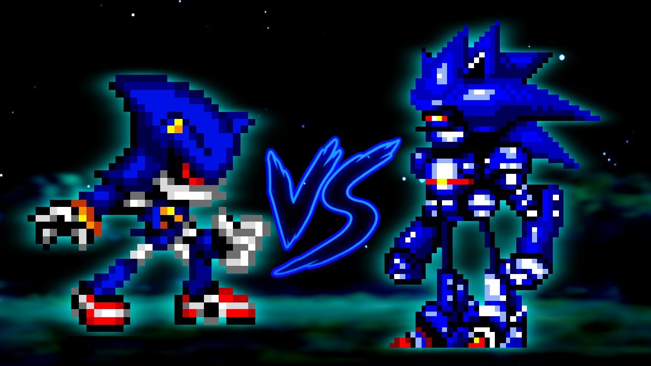 Metal Sonic vs Mecha Sonic | MUGEN Battle