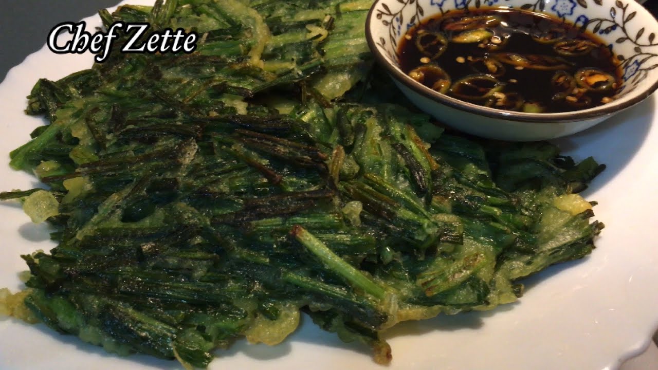 [ENG/KOR SUB] Chives pancake  부추전   Buchu jeon
