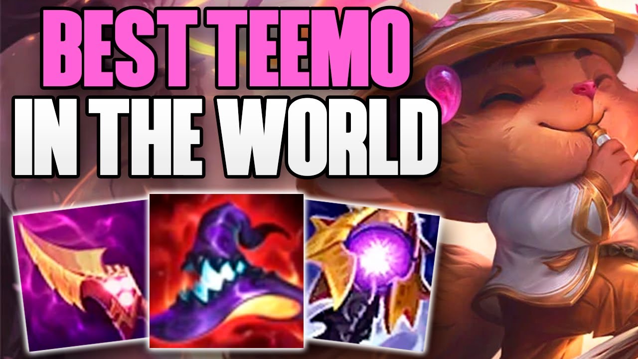 INCREDIBLE GAMEPLAY BY THE BEST TEEMO IN THE WORLD! | CHALLENGER TEEMO TOP GAMEPLAY | 11.20 S11
