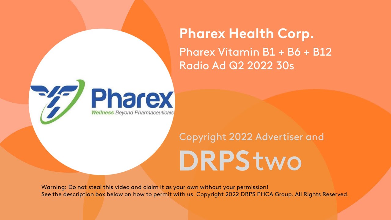 Pharex Vitamin B1 plus B6 plus B12 Radio Ad Q2 2022 30s