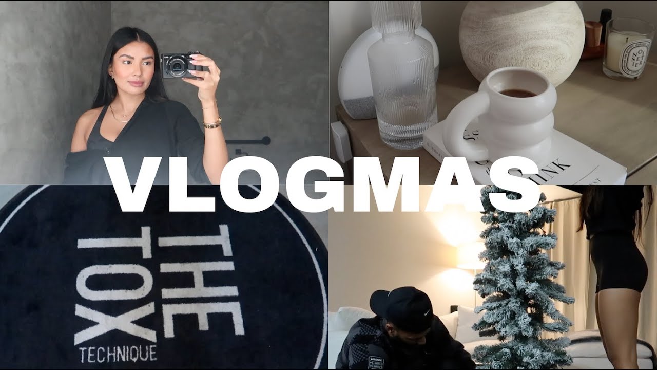 VLOGMAS DAY 5: working out, going to the tox, tree decorating