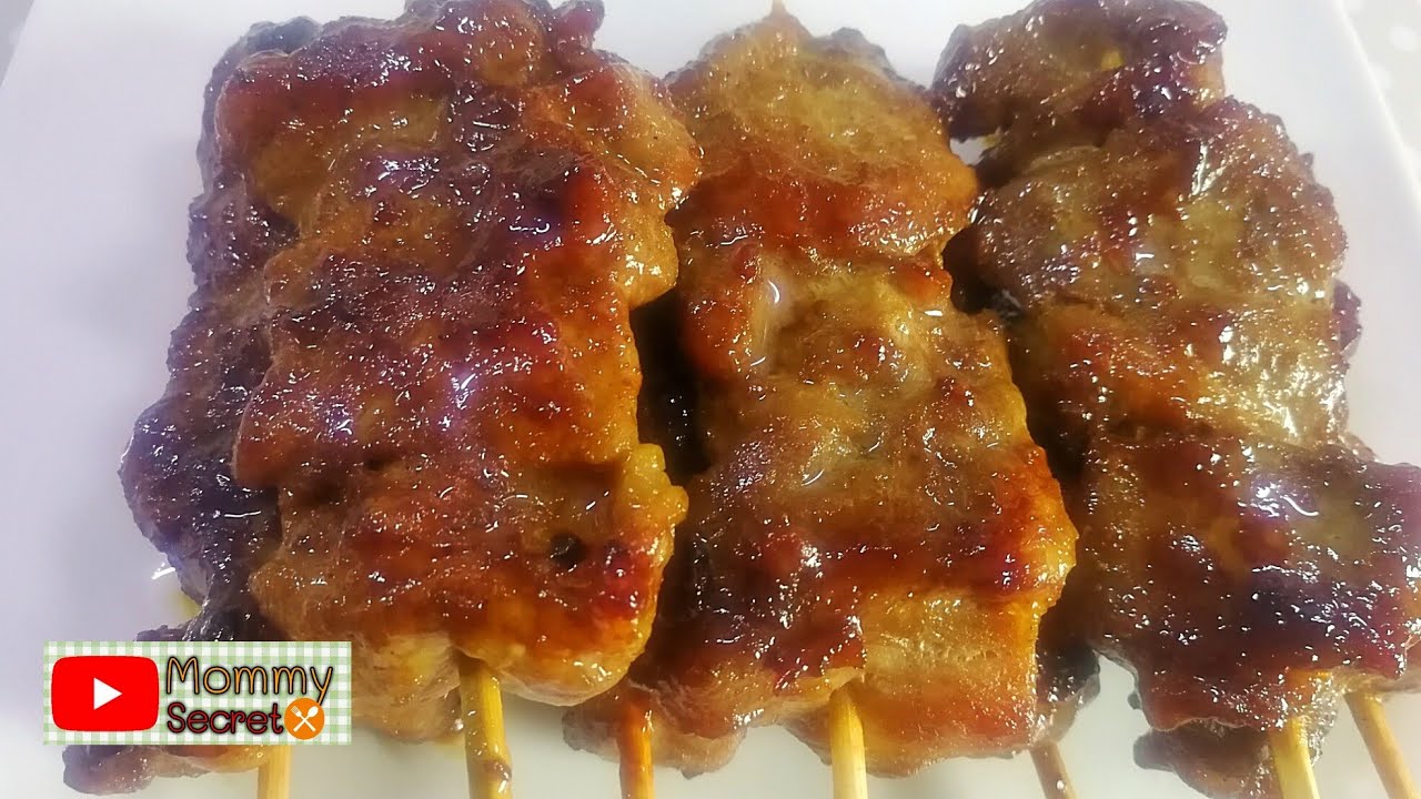 หมูปิ้งหมักน้ำกะทิสูตรนี้ใช่เลย หมูนุ่ม หอม มัน อร่อย เด็ด