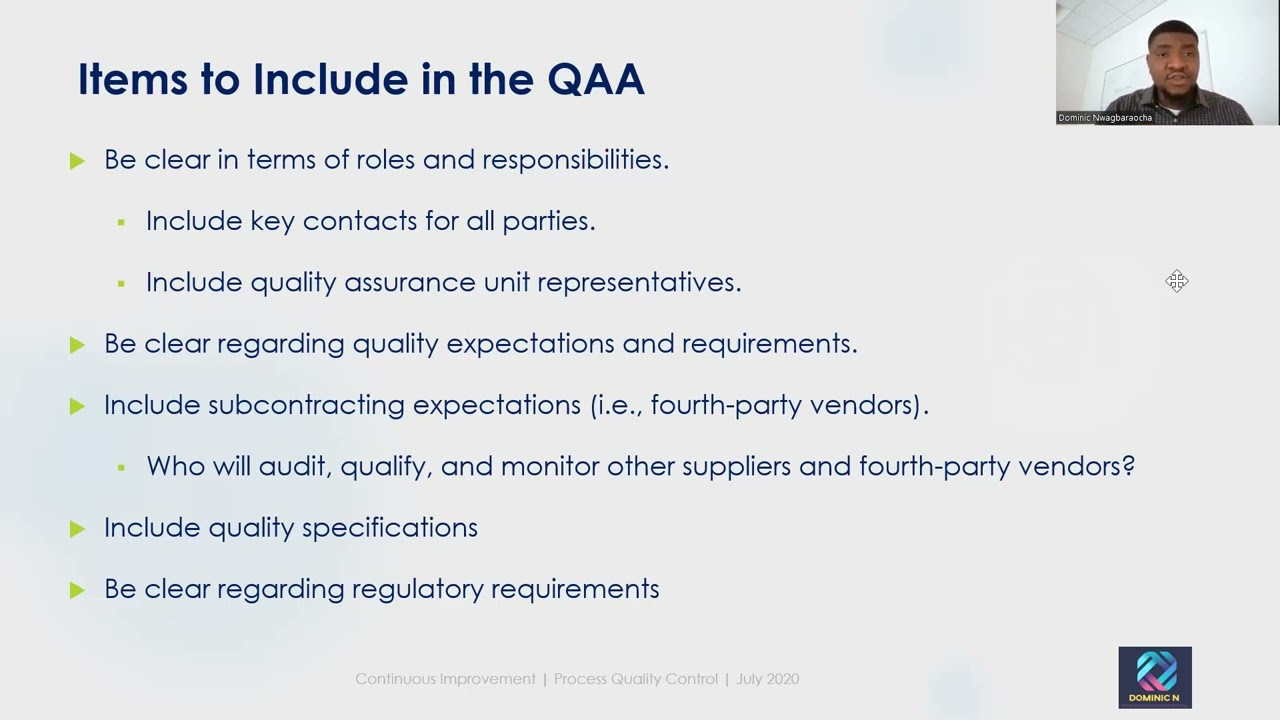 Quality Agreement – What a great quality agreement should look like