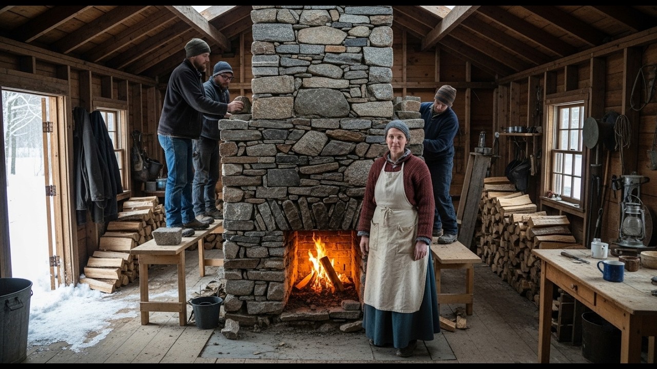 The Way She Installed a Chimney Inside Her Tiny Cabin Saved Her Life During a Snowstorm