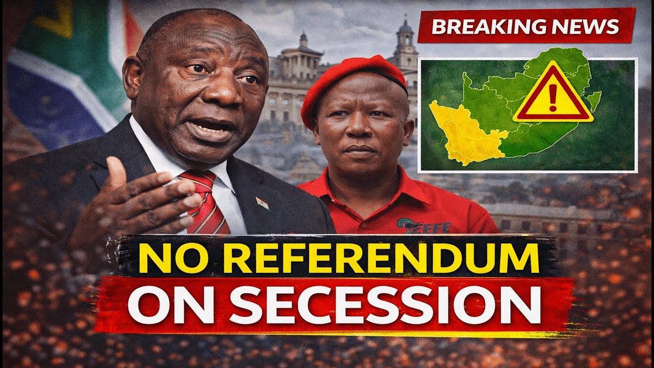 &ldquo;No Referendum&rdquo; Declared |  Ramaphosa Shuts Down Western Cape Secession Talk