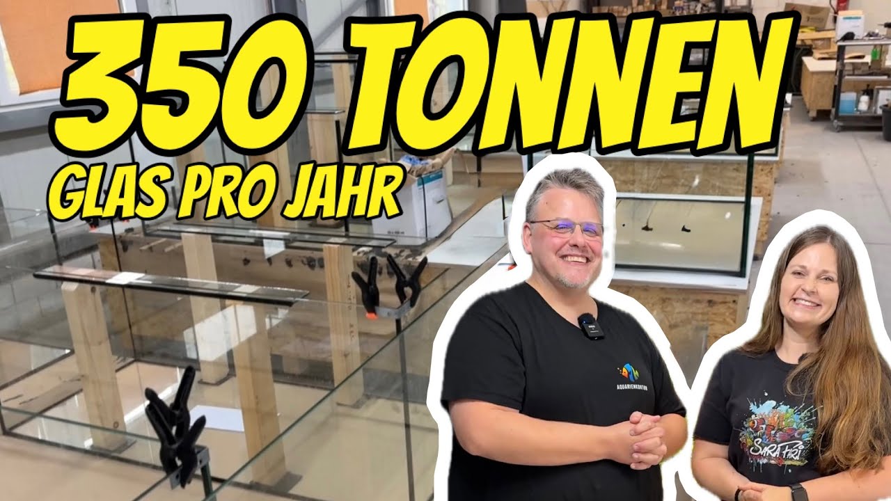 350 TONNEN GLAS PRO Jahr! 😱 Hinter den Kulissen vom AQUARIENKONTOR - Sarafari on Tour