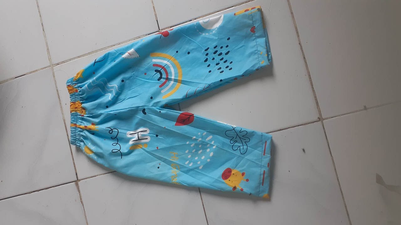tutorial menjahit celana piyama anak