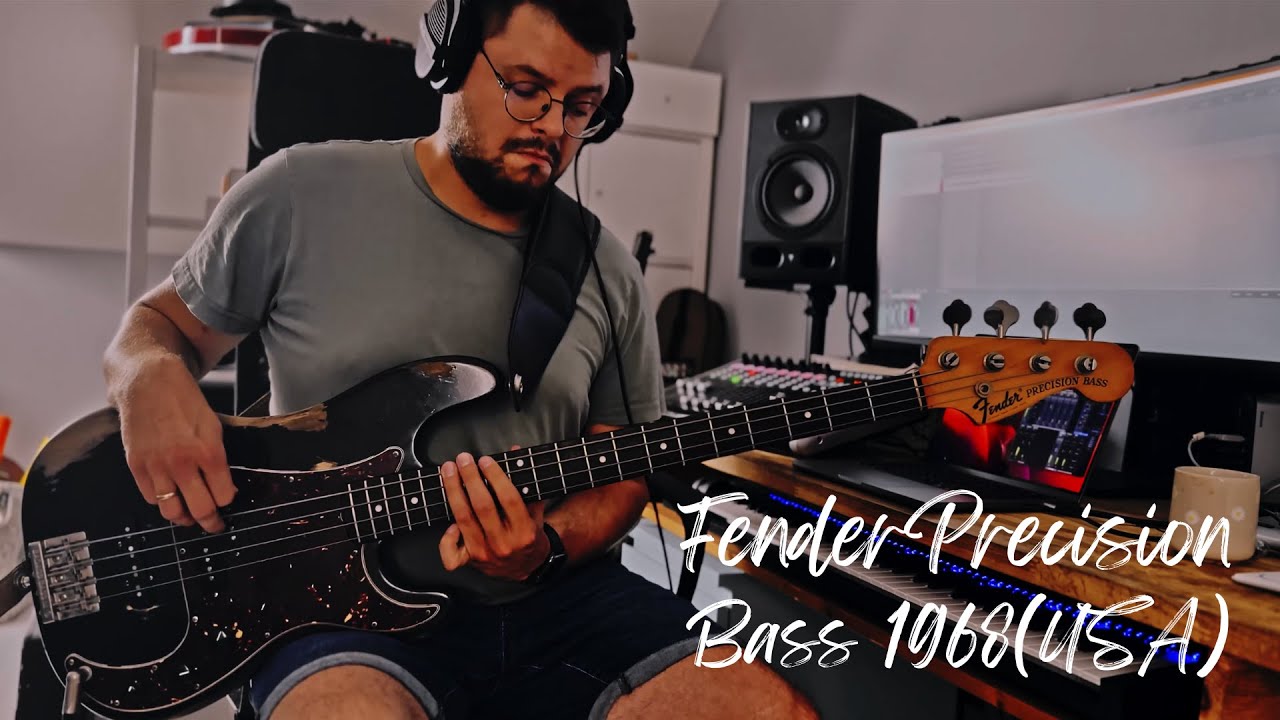 Paweł Wszołek || Fender Precision Bass 1968 (USA) || sound test