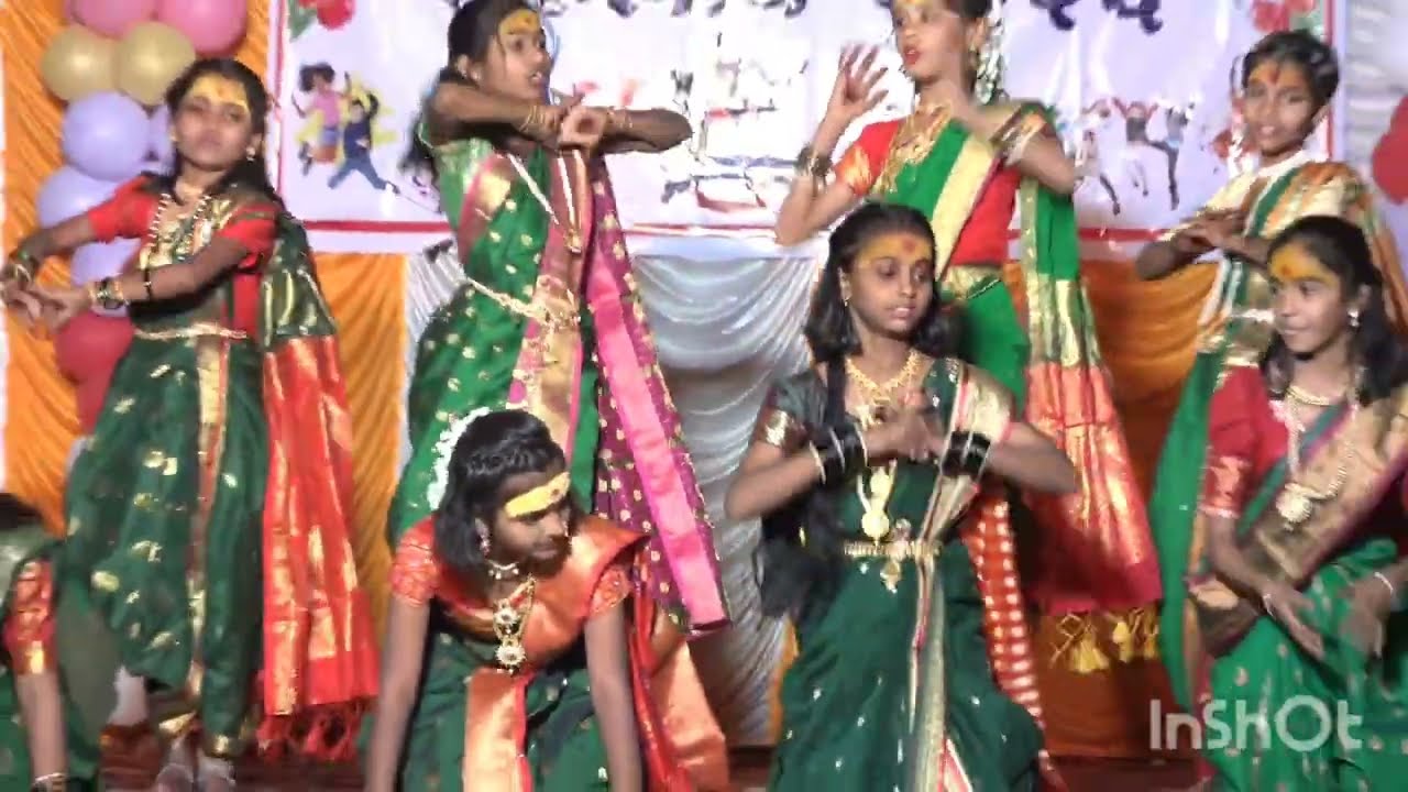 Aai jagdambe..nice performance of 5std Girls 