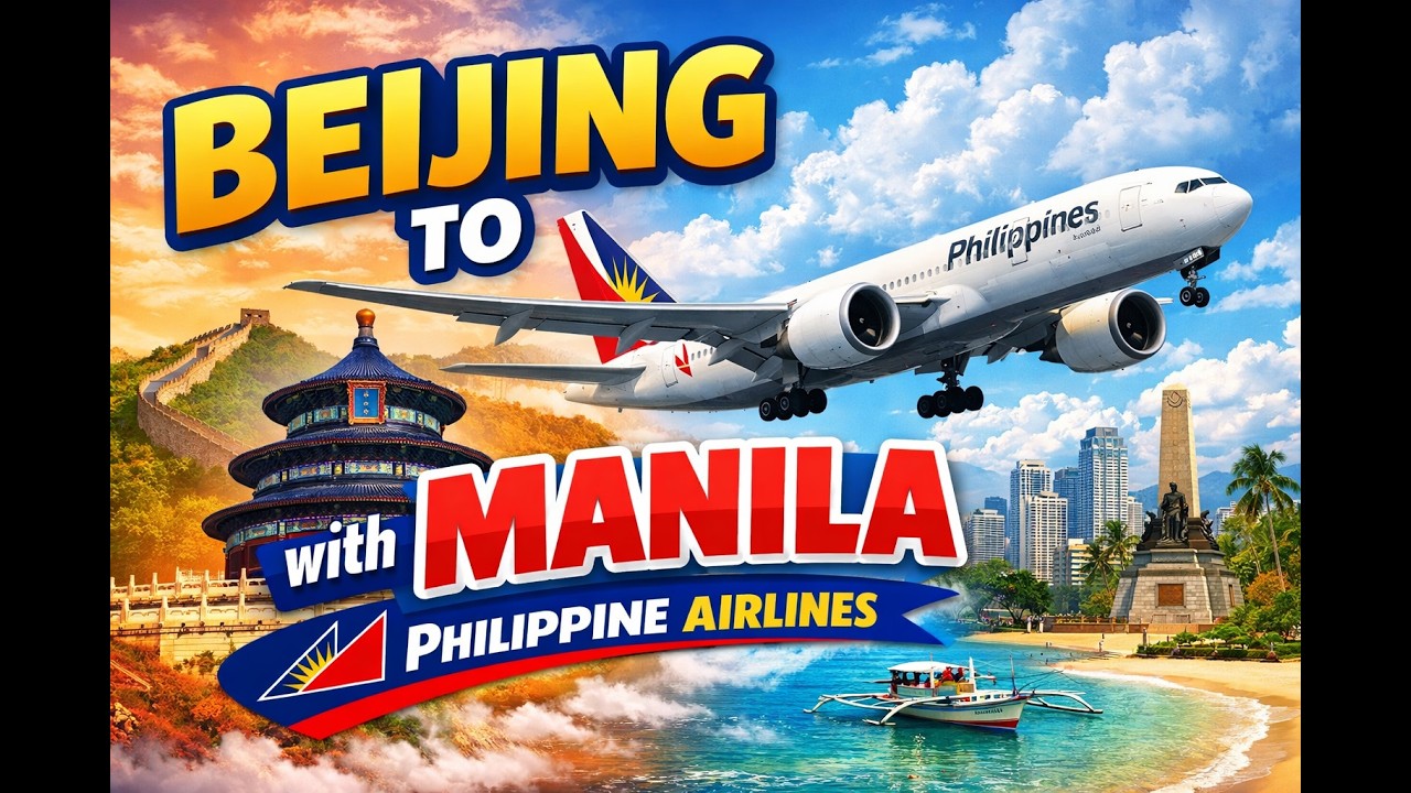 Beijing to Manila Travel Day 🇨🇳✈️🇵🇭 | Philippine Airlines