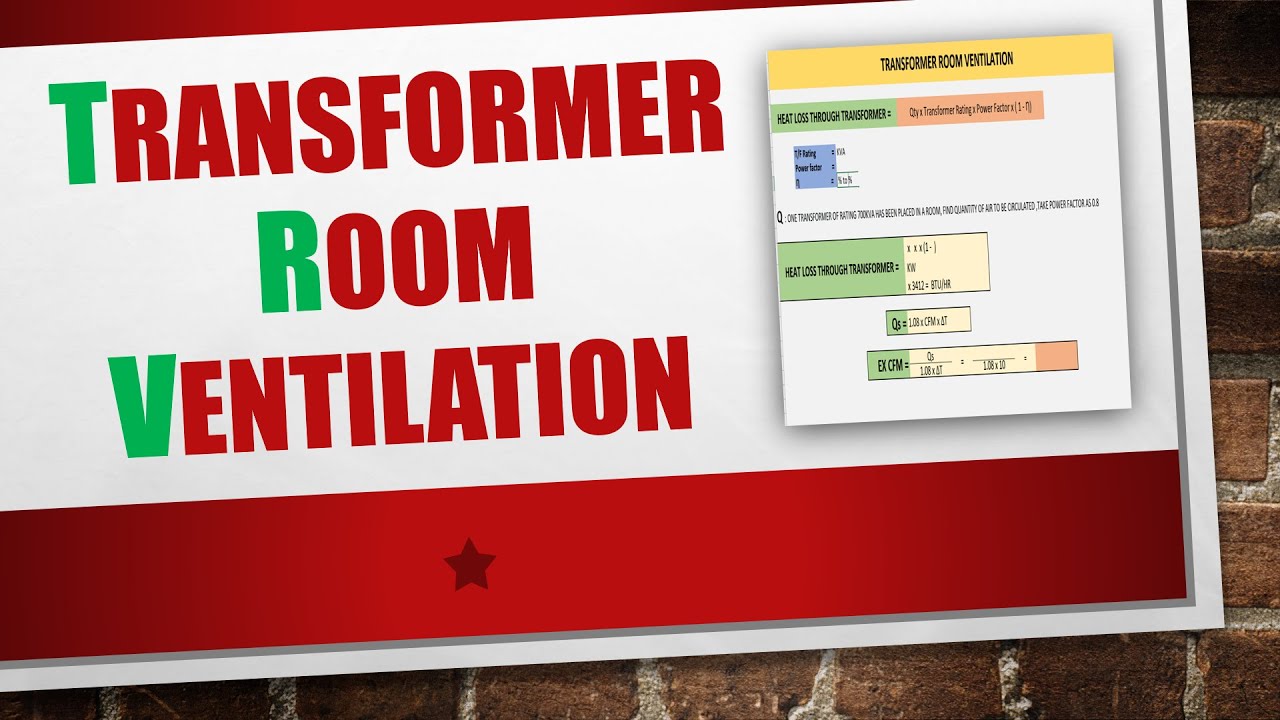 TRANSFORMER ROOM VENTILATION SYSTEM