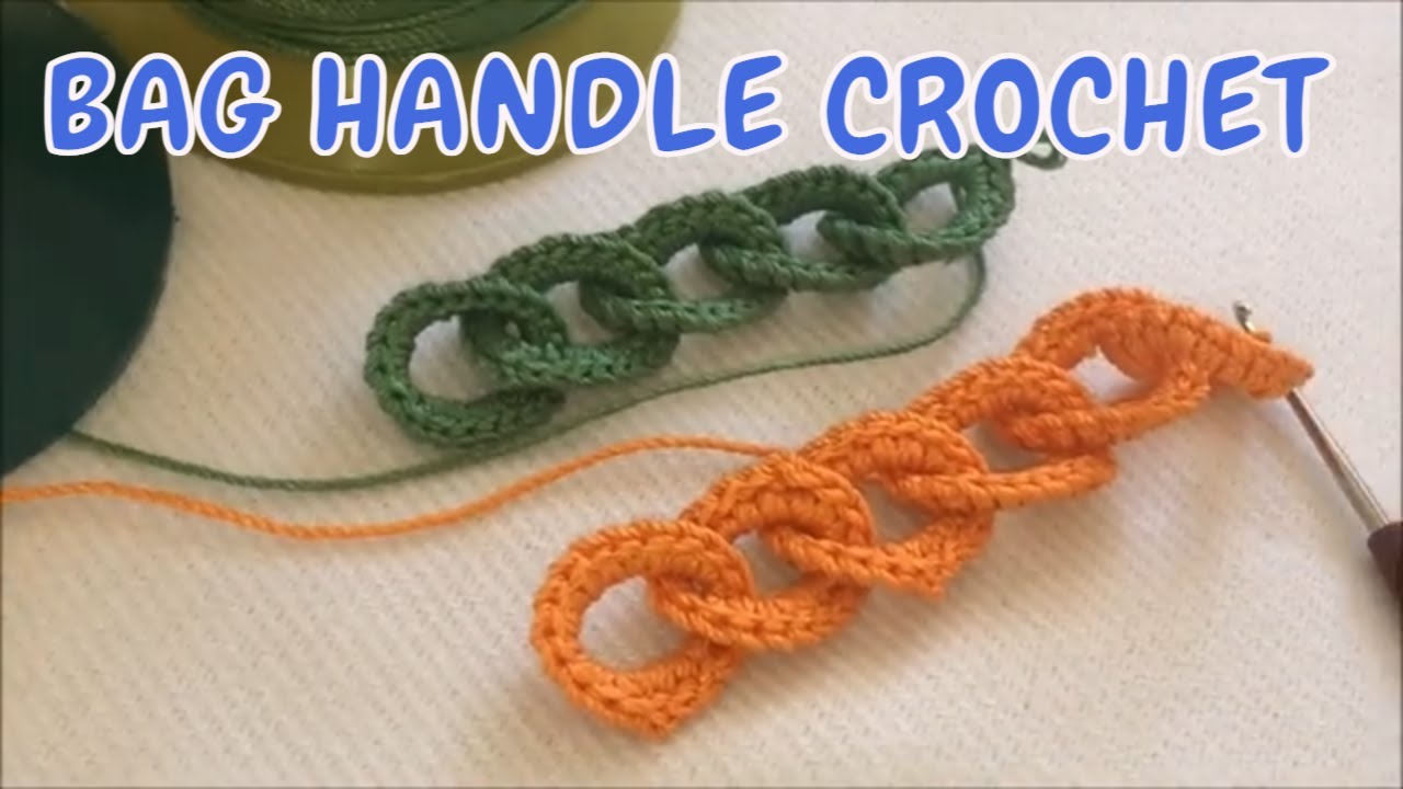 BAG HANDLE CROCHET 34 #ÇANTA SAPI YAPIMI#ÇANTA SAPI MODELLERİ