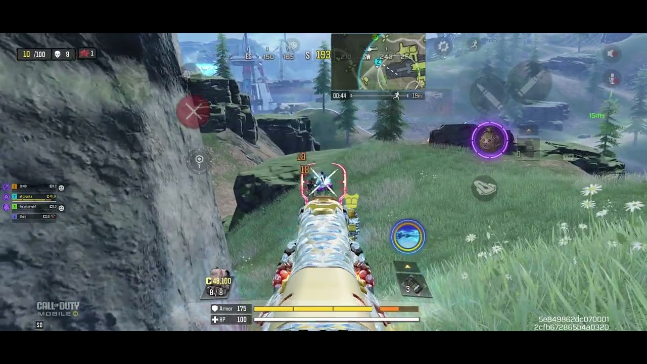 Clutching up for my team near the end 