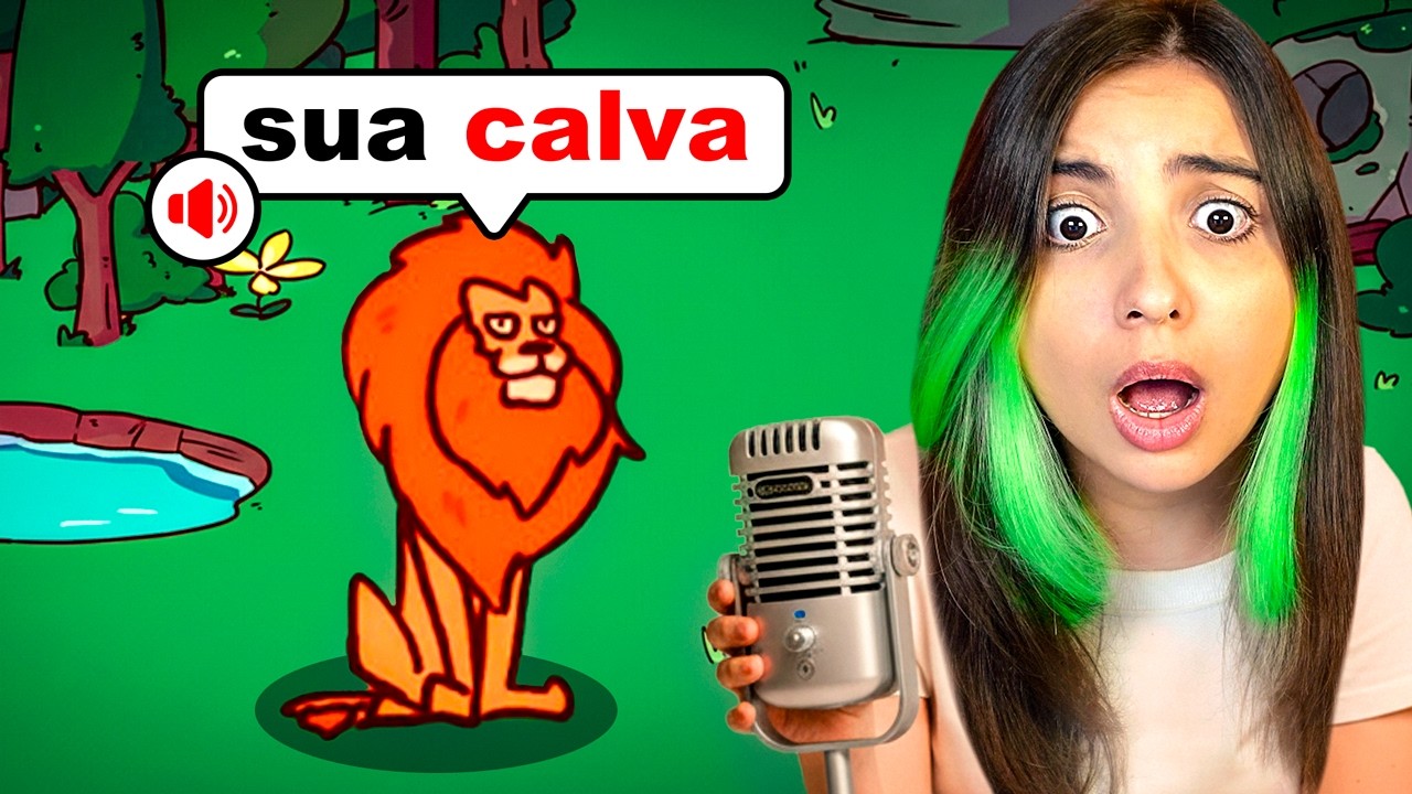CRIEI UM ZOOLÓGICO MAS... OS ANIMAIS TEM A MINHA VOZ.