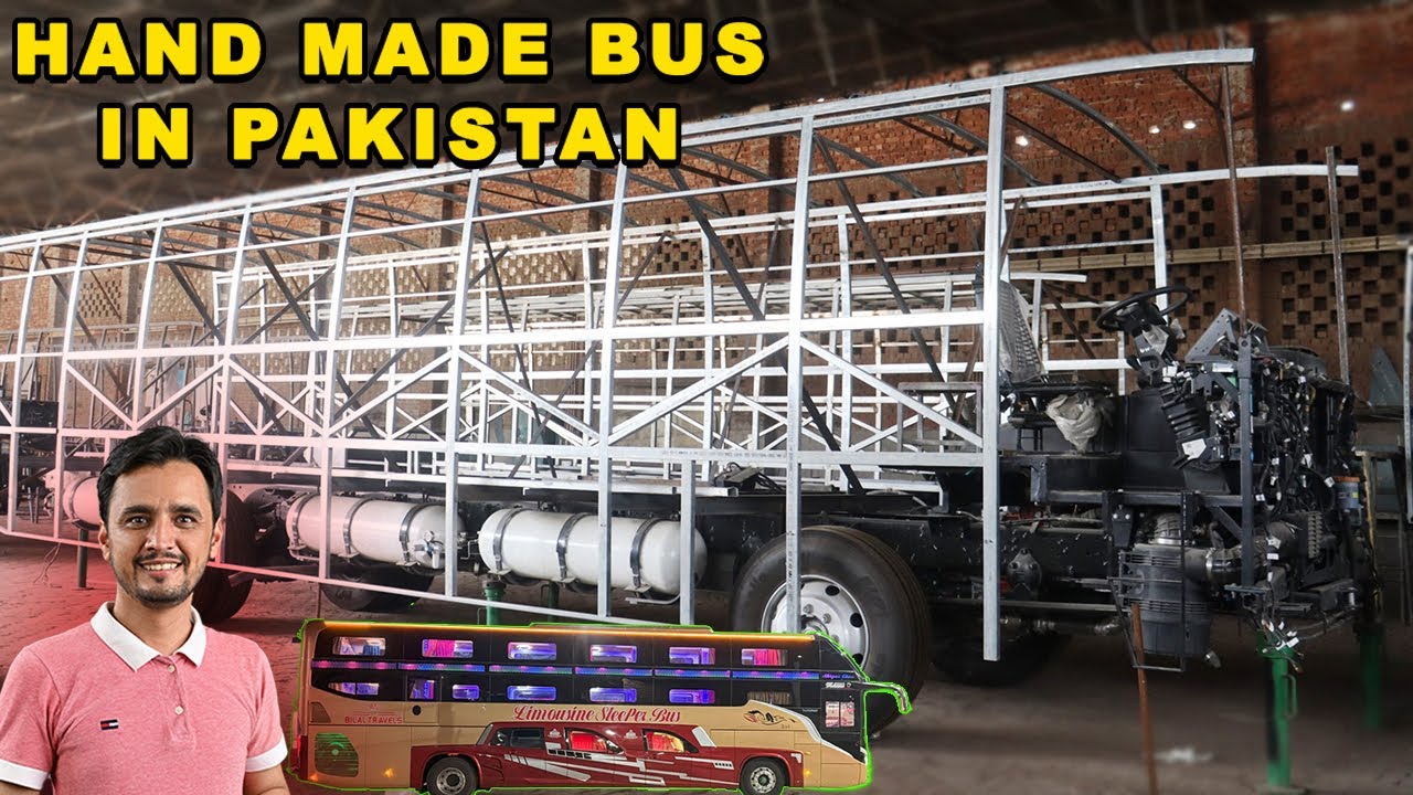 How Pakistan Builds Triple Decker Buses by Hand &mdash; Complete Process & Features Revealed!