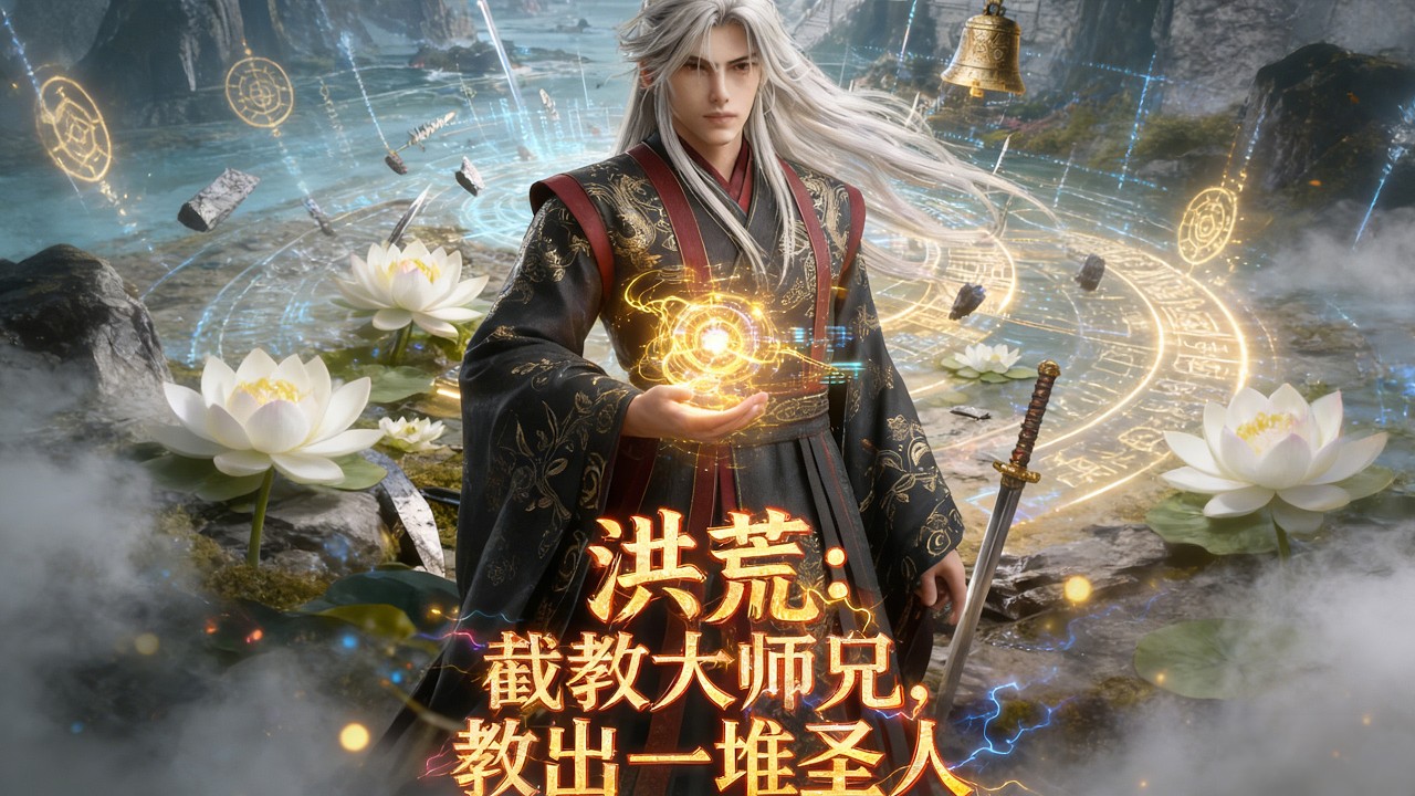 【FULL】《洪荒：截教大师兄，教出一堆圣人》忽悠界天花板穿越成截教首徒，本想靠嘴混日子，不料唱歌直接把弟子全送上圣位！#中文全集 #动漫