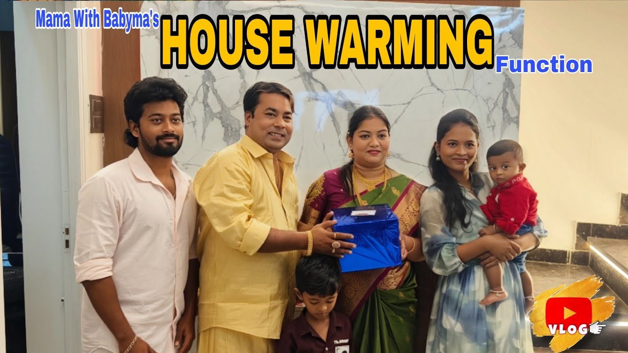We went to Mama With Babyma's House Warming Function 😍| Bharya Vlogs