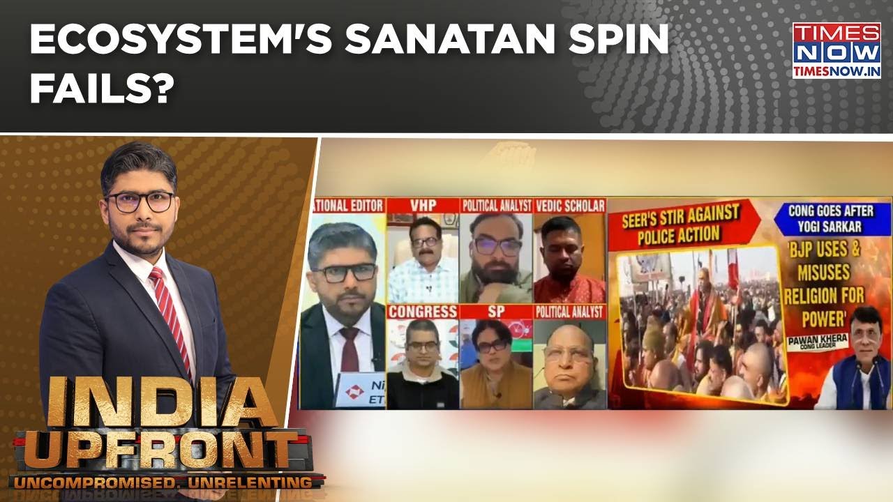 Magh Mela Authority's Notice To Avimukteshwaranand, Oppn Slams Yogi; Ecosystem's Sanatan Spin Fails?