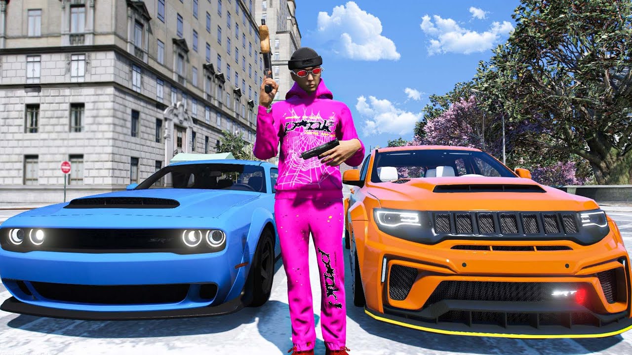 Stealing people's Cars in O Block in GTA 5 RP!