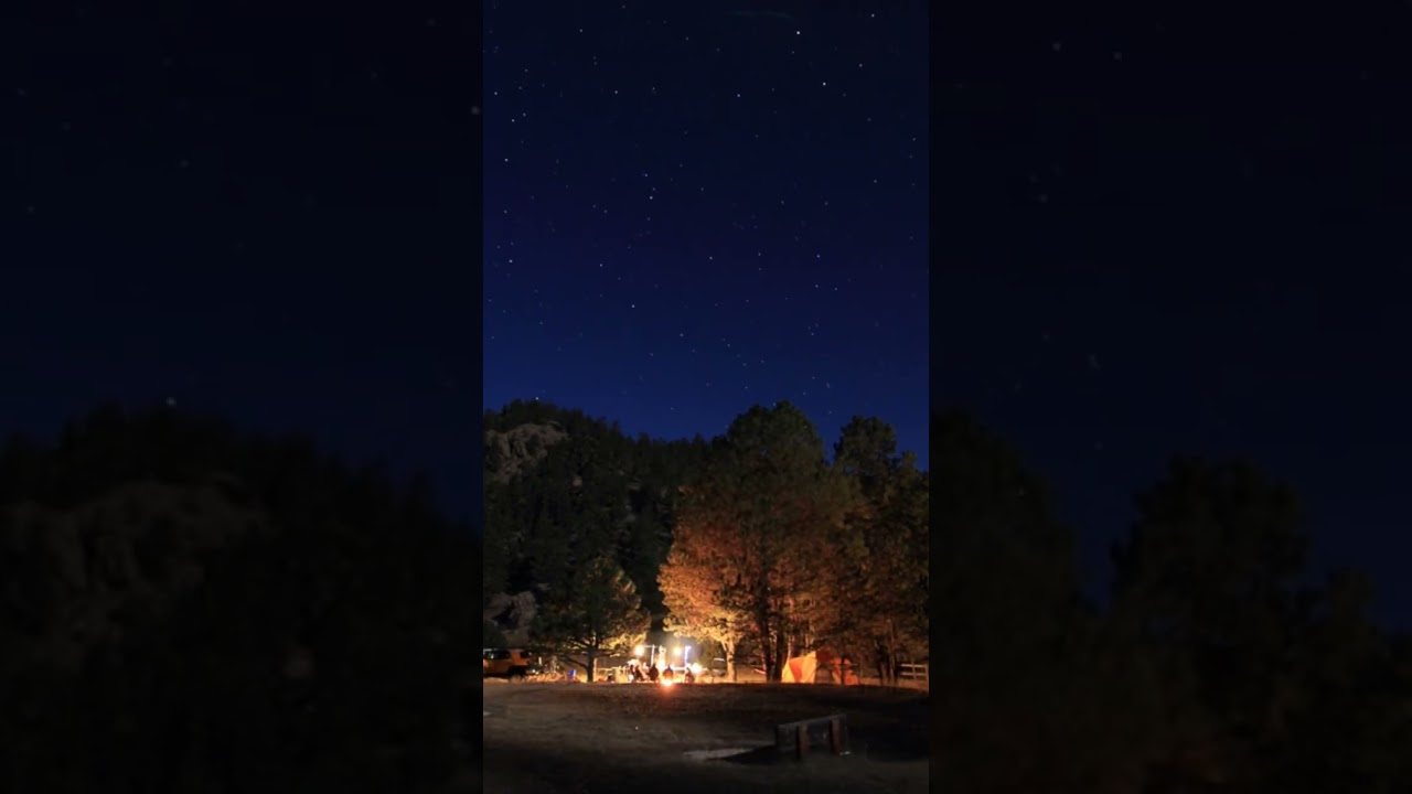 Camping scenes from Riverside Campground in Eleven Mile Canyon,  