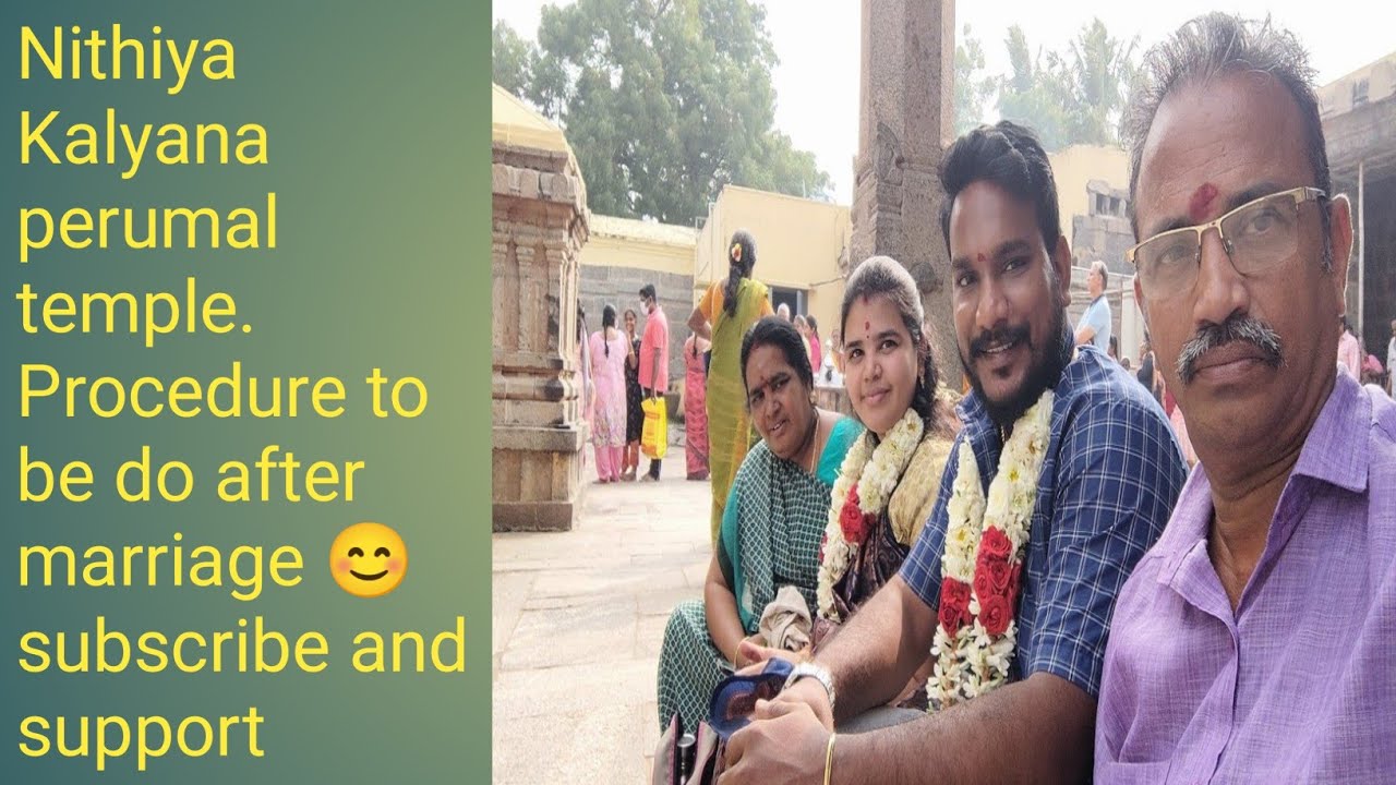 Nithiya Kalyana perumal| ECR kovalam| Procedure for after marriage| Must visit temple...