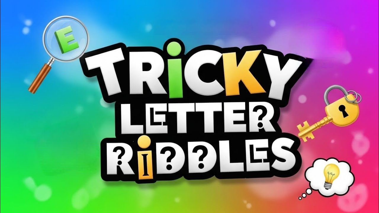 Tricky Letter Riddles #live