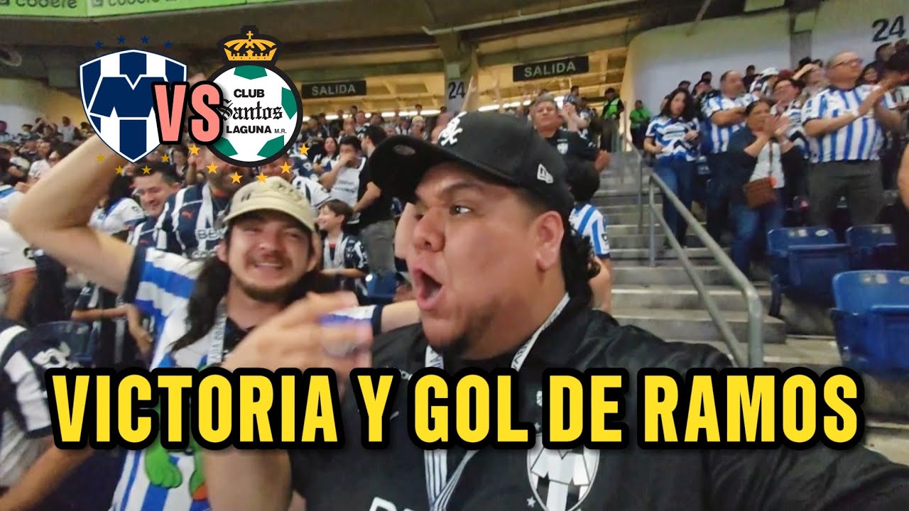 Rayados vs Santos | Triunfo en casa con gol de Sergio Ramos