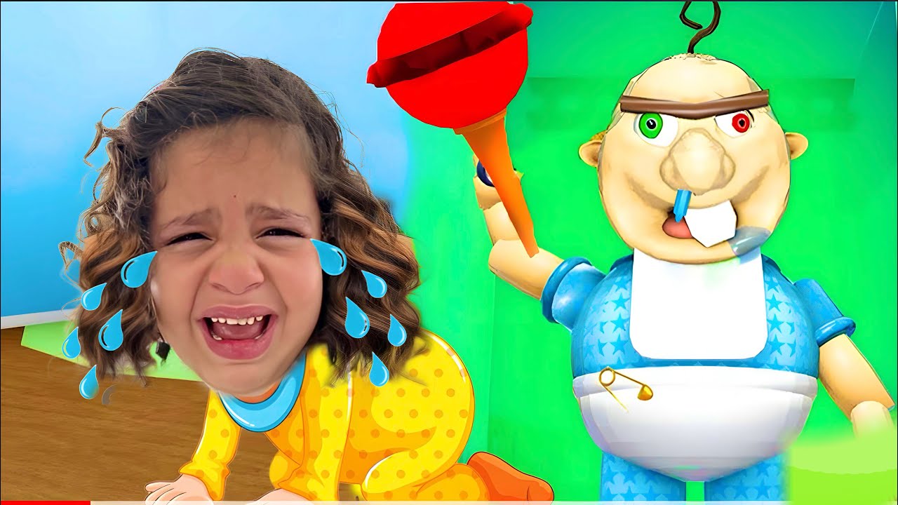 on échappe a un bebe géant 😳: escape baby bobby daycare