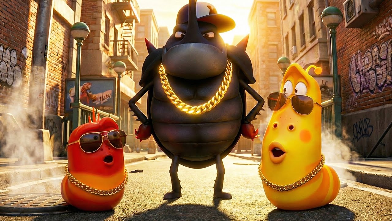 Larva TUBA 💃 Street Dance Battle | Funny Larva Cartoon Animation Compilation