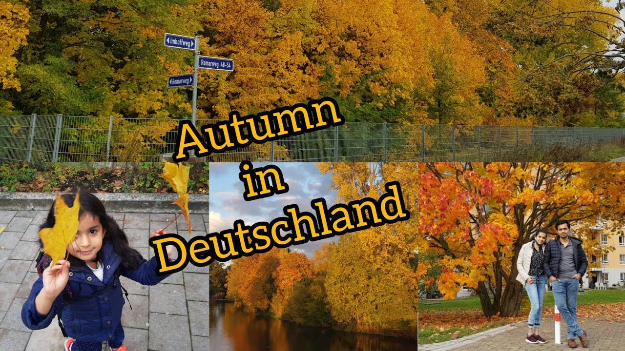 Colors of Autumn in Germany|| Herbst in Deutschland || Erlangen ||