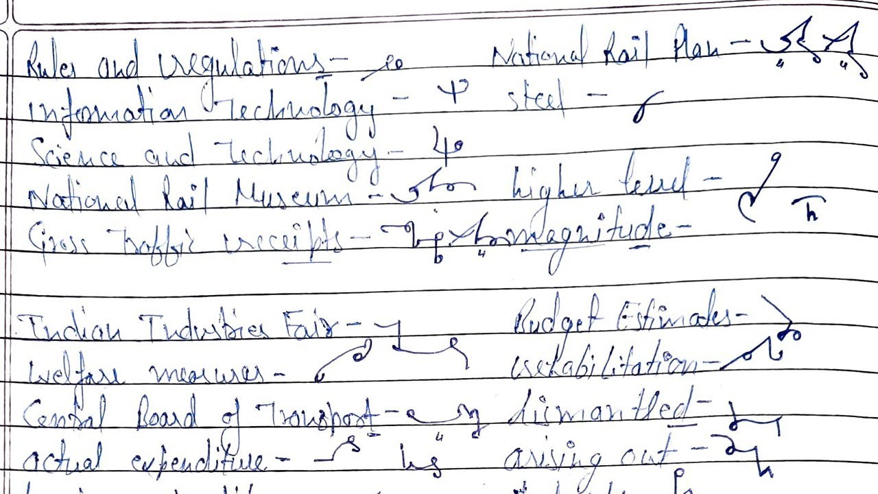 #13 Outlines From Railway Realted Matter #RRBSTENO #Railwaybudget