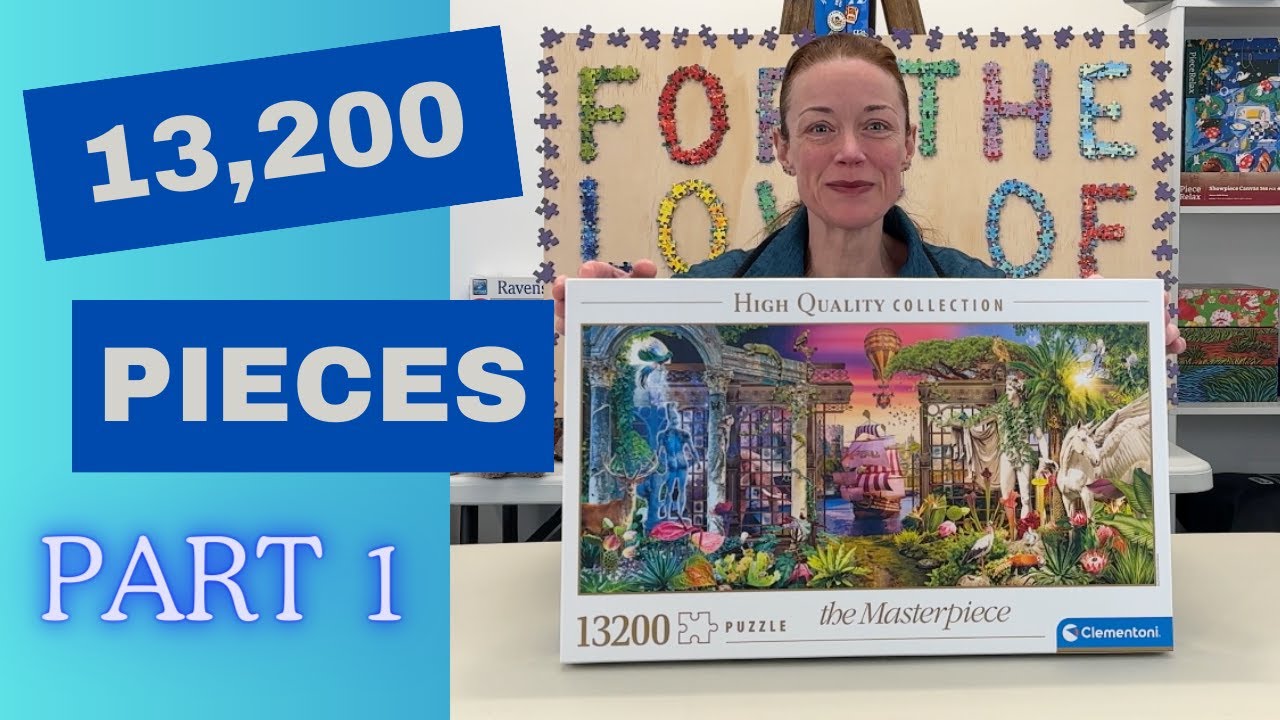 13,200 PIECE JIGSAW PUZZLE!! Visionaria by Clementoni (Part 1) #puzzle #jigsawpuzzle