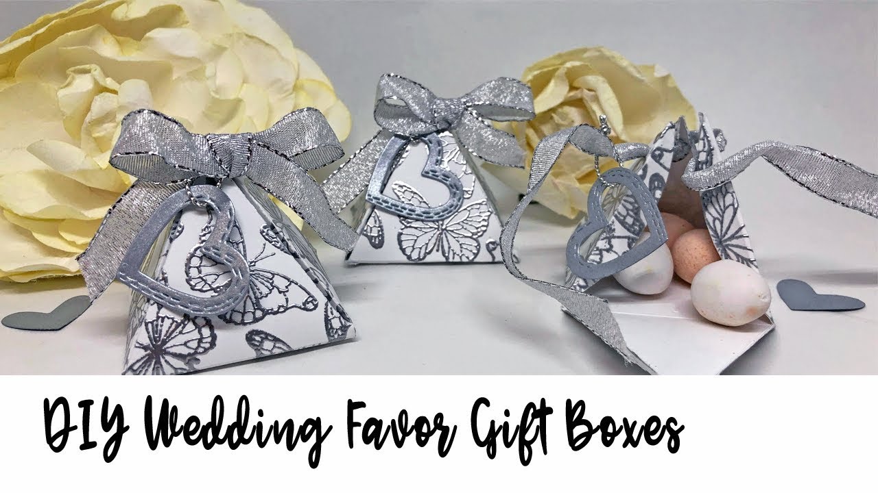 DIY Wedding Favor Gift Boxes *