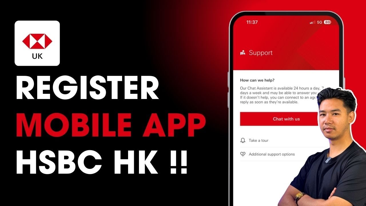 How to Register HSBC UK Mobile App