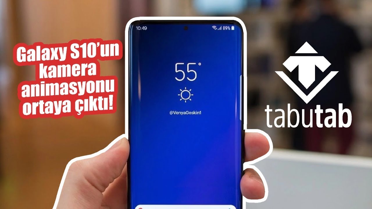 #SamsungGalaxyS10 #Kamera #İnceleme 
Samsung Galaxy S10'un Kamera Animasyonu Sızdırıldı (5.500 TL)