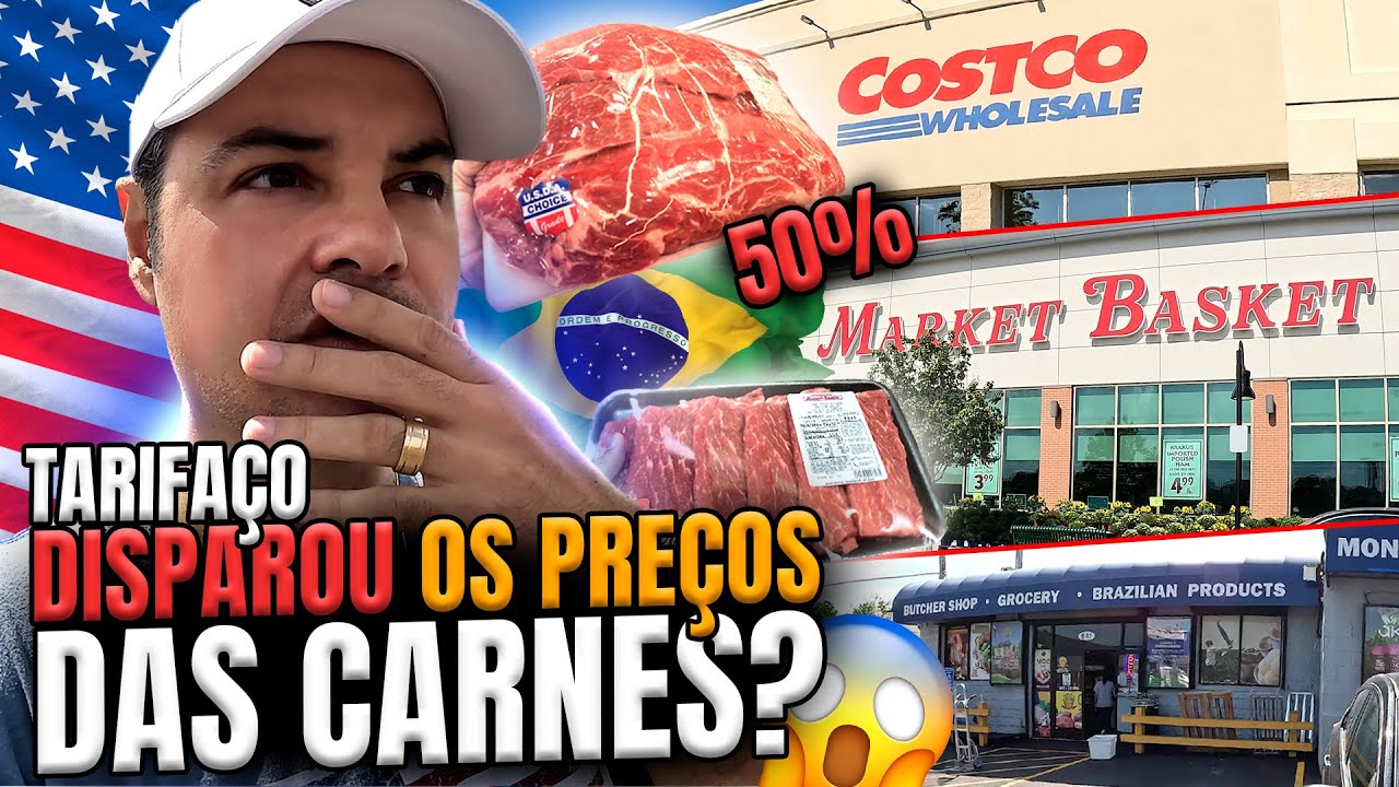 O TARIFAÇO DISPAROU OS PREÇOS DAS CARNES NOS EUA? OU JÁ ESTAVA CARO ANTES?🤯