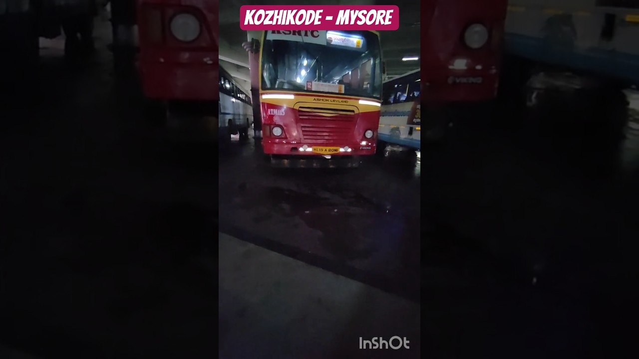 KSRTC LSFP Mysore Bus at Kozhikode KSRTC Bus Stand