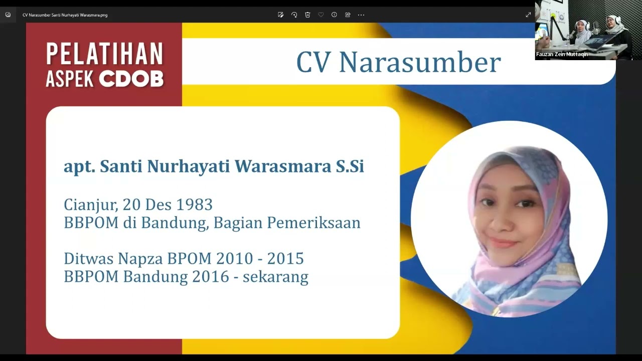 Workshop CDOB sesi 4 Hisfardis PD IAI Jabar